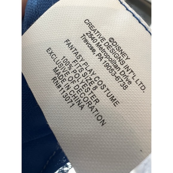 Disney Snow White Gown Princess size 8 girls Dress Halloween Costume ReAd Lights - Picture 4 of 14